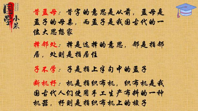 三字经昔孟母择邻处讲的是什么（国学经典三字经）(3)