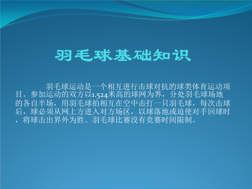 羽毛球十五个专业术语（35句羽毛球箴言句句在理）