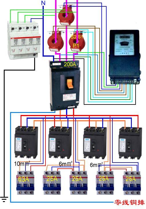 实物电工接线电路图大全简单（105张电工实物接线图）(92)