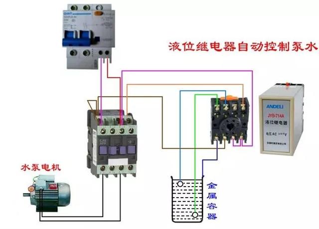 实物电工接线电路图大全简单（105张电工实物接线图）(33)