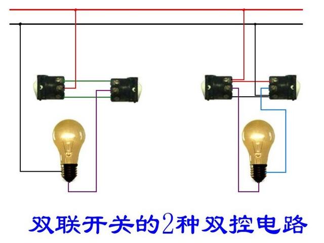 实物电工接线电路图大全简单（105张电工实物接线图）(2)