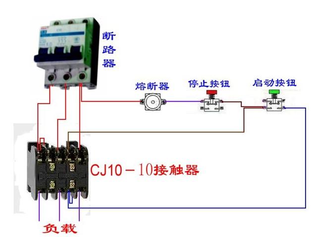 实物电工接线电路图大全简单（105张电工实物接线图）(31)