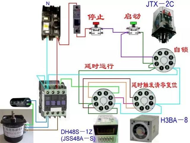 实物电工接线电路图大全简单（105张电工实物接线图）(62)