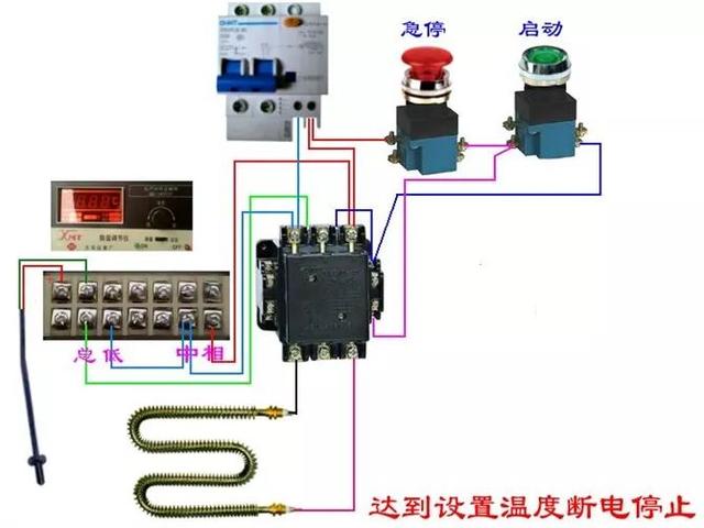 实物电工接线电路图大全简单（105张电工实物接线图）(71)