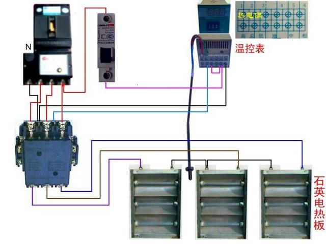 实物电工接线电路图大全简单（105张电工实物接线图）(65)