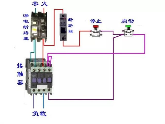 实物电工接线电路图大全简单（105张电工实物接线图）(26)