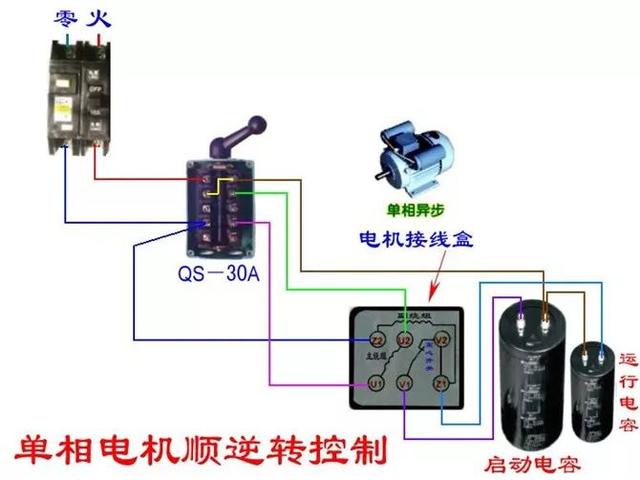 实物电工接线电路图大全简单（105张电工实物接线图）(101)