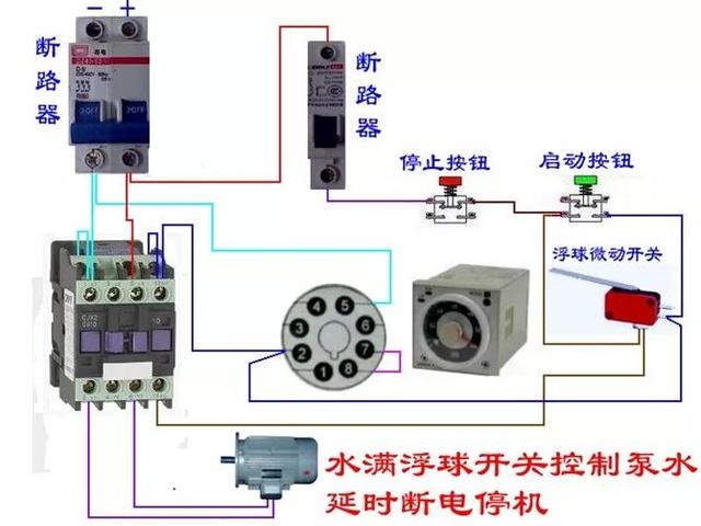 实物电工接线电路图大全简单（105张电工实物接线图）(56)