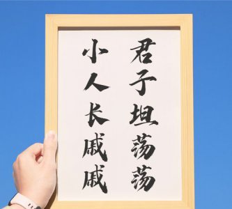 ​君子坦荡荡 小人长戚戚，君子坦荡荡小人长戚戚是什么意思？