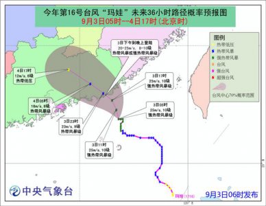 ​今年十六号台风最新动向（16号台风玛娃将至）