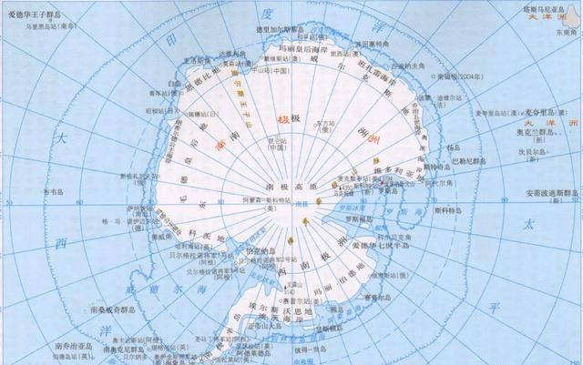 四大洋五大洲，四大洋中被五大洲包围的大洋有？图3