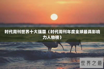 ​时代周刊世界十大强国（时代周刊年度全球最具影响力人物榜）