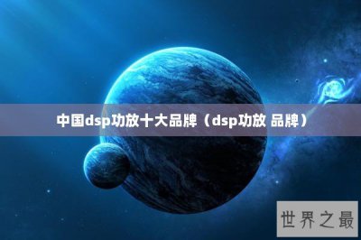 ​中国dsp功放十大品牌（dsp功放 品牌）