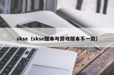 ​skse（skse版本与游戏版本不一致）