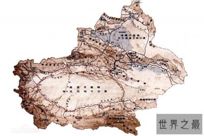 ​中国四大盆地,最大的盆地塔里木盆地好似一个巨大的碗口