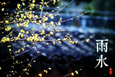 ​24节气雨水的传统习俗