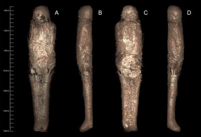 ​研究人员发现世界首具以泥土包覆的木乃伊 距今约3400年前